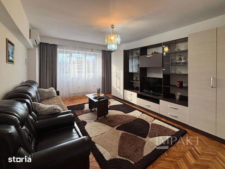 Apartament cu 3 camere decomandat, mobilat în Mărăști