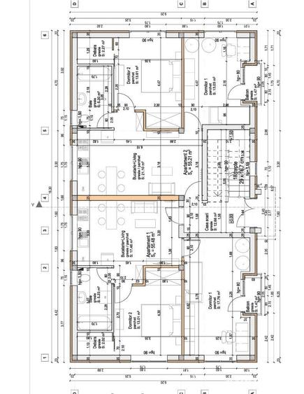 Apartament cu 3 camere semidecomandat în Apahida