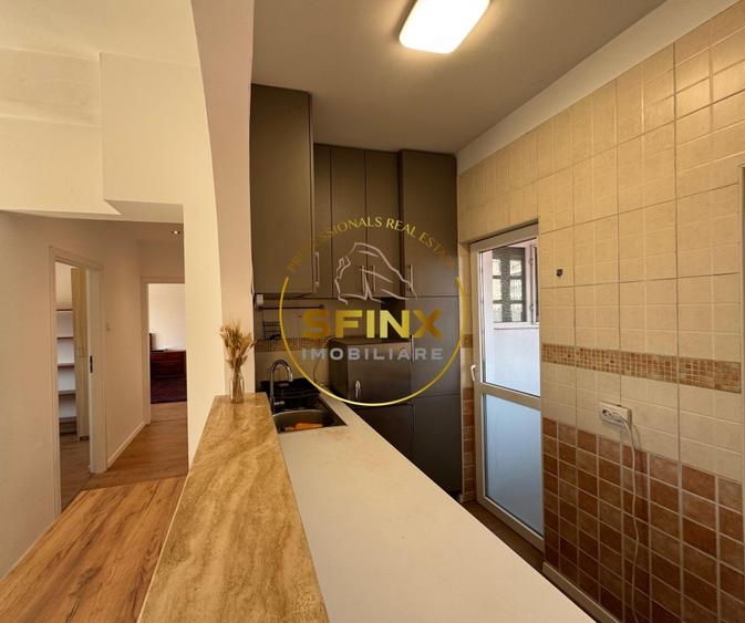 Apartament cu 4 camere semidecomandat, mobilat în Cișmigiu