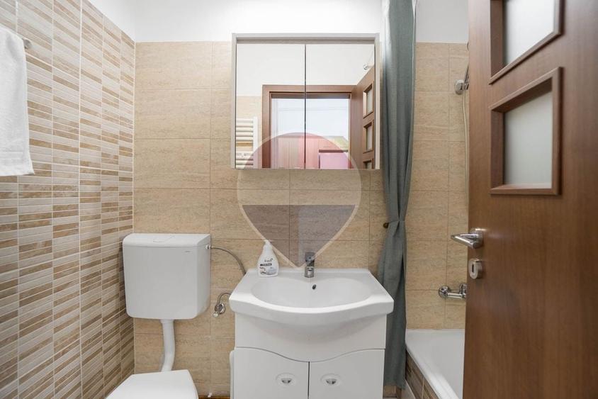 Apartament cu 2 camere nedecomandat, mobilat în Noua