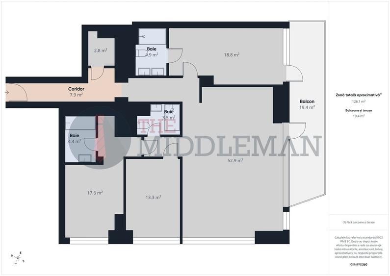 Apartament 4 camere One Lake Club I - 1