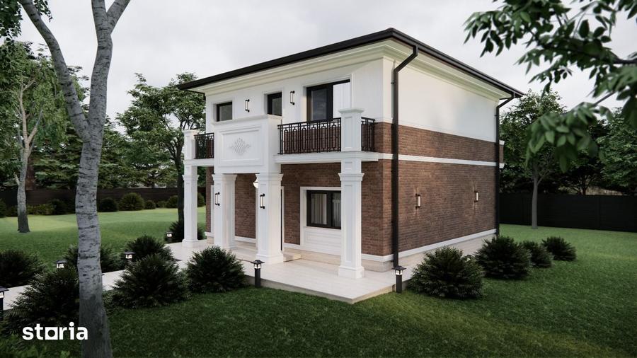 Casă cu 5 camere cu Teren 600 Mp în Tomești