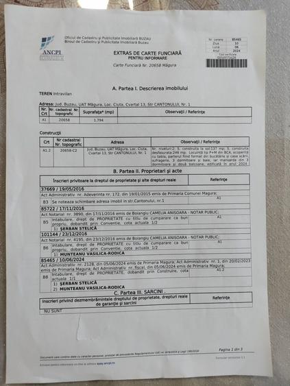 Casă cu 4 camere în Ciuta