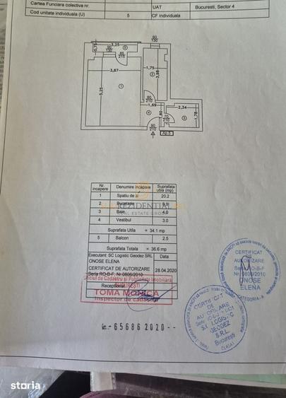 Garsonieră decomandată, mobilată în Progresul