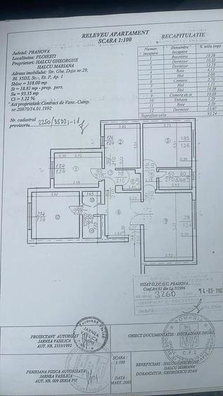 Apartament cu 4 camere decomandat, mobilat în Eminescu