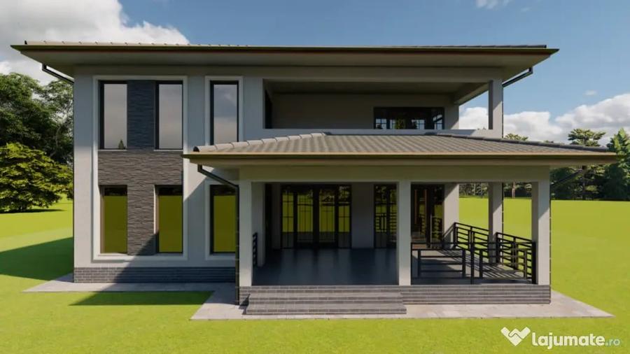 Casă cu 5 camere cu Teren 850 Mp în Satu Nou de Jos
