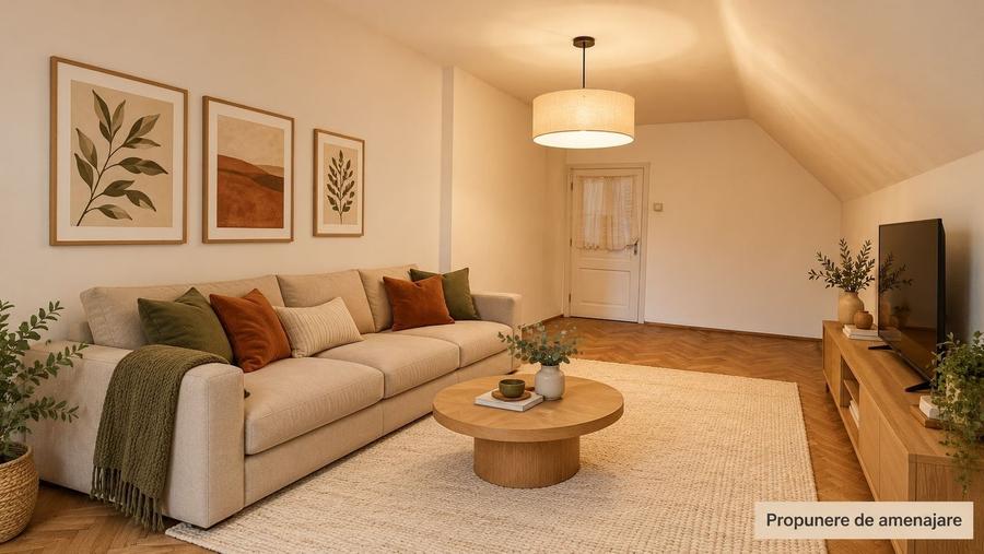 Apartament cu 2 camere decomandat în Centrul Istoric