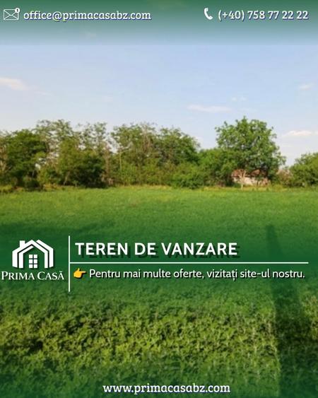 Teren intravilan de 3580 mp, în Călțuna