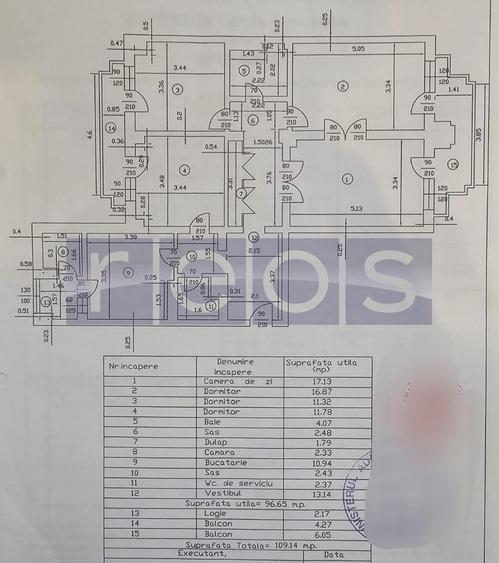 Apartament cu 4 camere decomandat, mobilat în Decebal