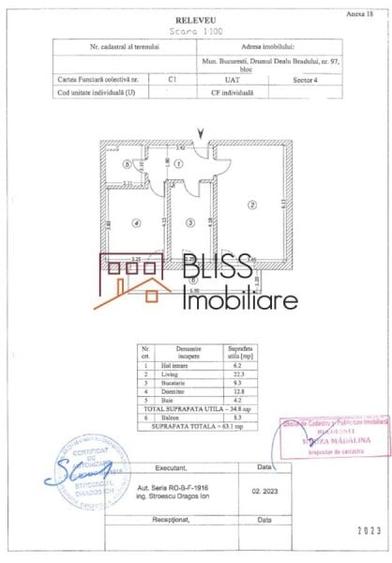 Apartament cu 2 camere decomandat în Berceni