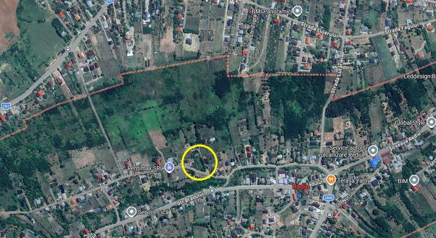 Teren intravilan de 1246 mp, în Rediu
