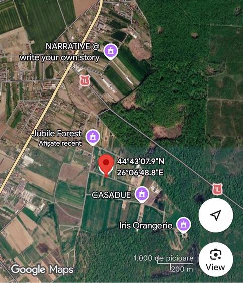 Teren de 500 mp, în Ciolpani