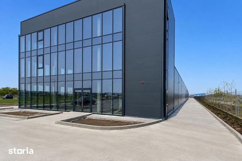 Spa?iu logistic nou, cu 4 hale plus showroom ?i spa?iu birouri P+2 - 7