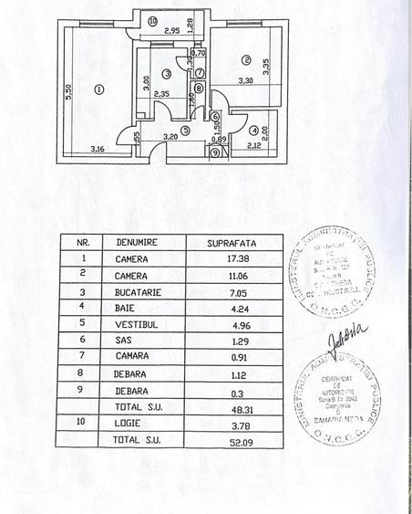 Apartament cu 2 camere decomandat în Drumul Taberei