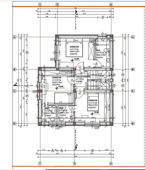Casă individuală cu 4 camere cu Teren 354 Mp în Ciurila