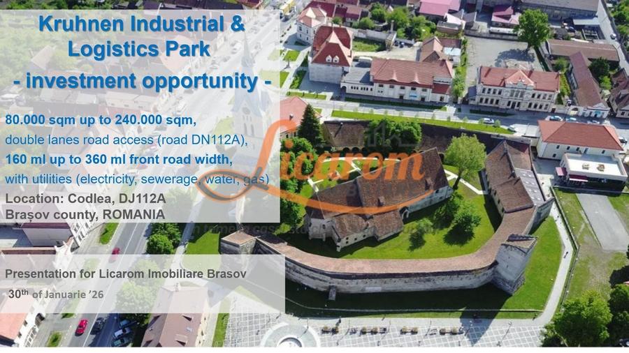 Teren Construcții intravilan de 240000 mp, în Exterior Est