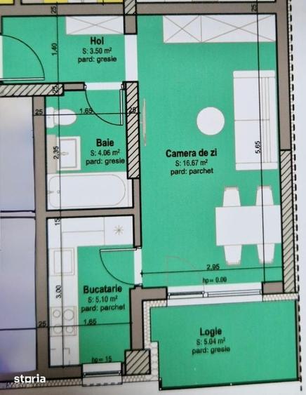 Apartament cu 1 camera, bloc nou, zona Republicii - 1