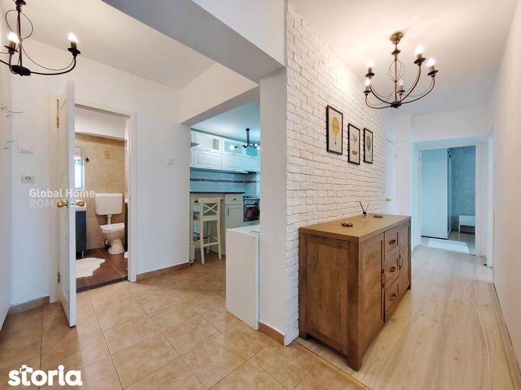 Apartament cu 3 camere, mobilat în Romană