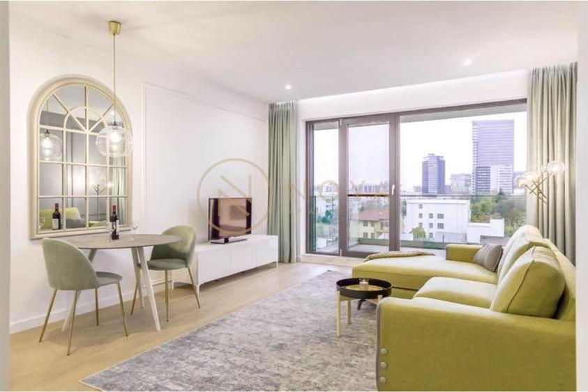 Apartament cu 2 camere decomandat, mobilat în Herăstrău