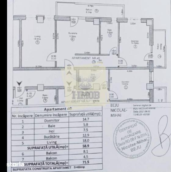 Apartament cu 3 camere în Șelimbăr