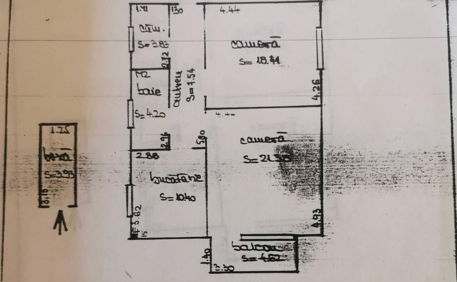 Apartament cu 2 camere decomandate, confort sporit, 65mp, finisat, mobilat si utilat in Centru - 1