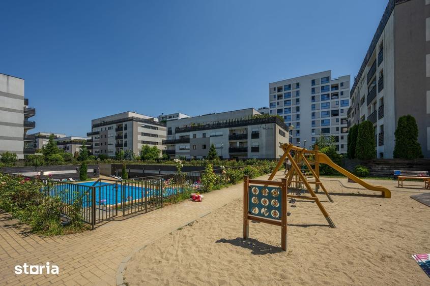 Apartament cu 3 camere, mobilat în Băneasa