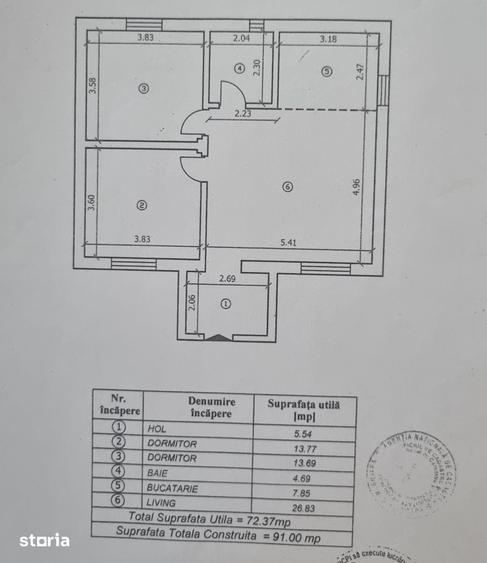 Casă cu 3 camere cu Teren 380 Mp în Letea