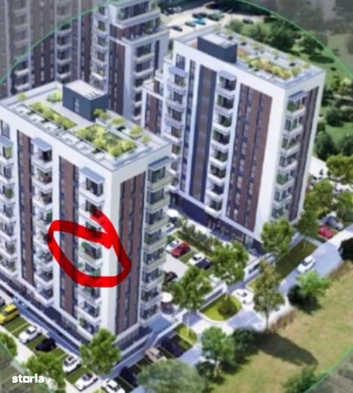 Apartament cu 2 camere în Nufărul