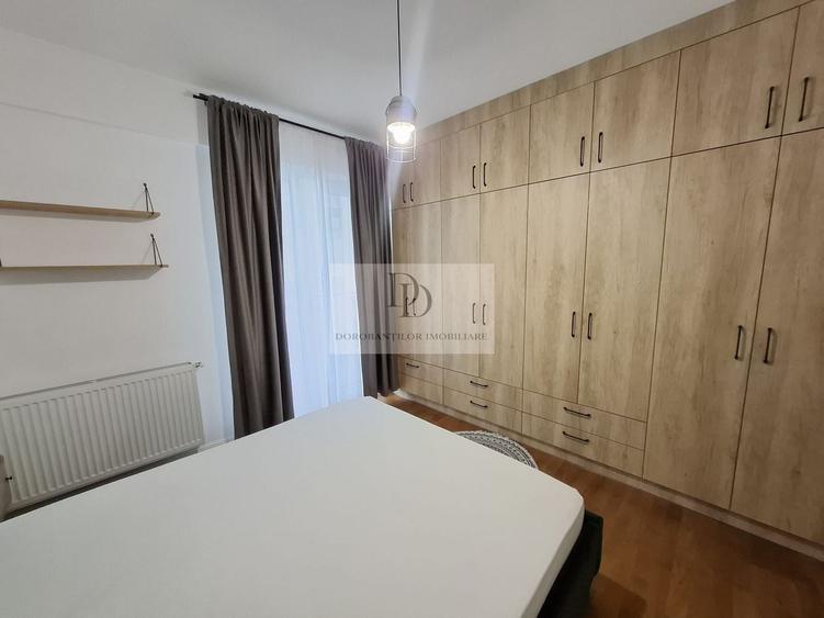Apartament cu 2 camere semidecomandat, mobilat în Borhanci
