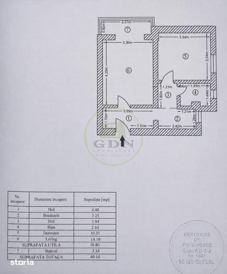 Apartament cu 2 camere, mobilat în Mogoșoaia