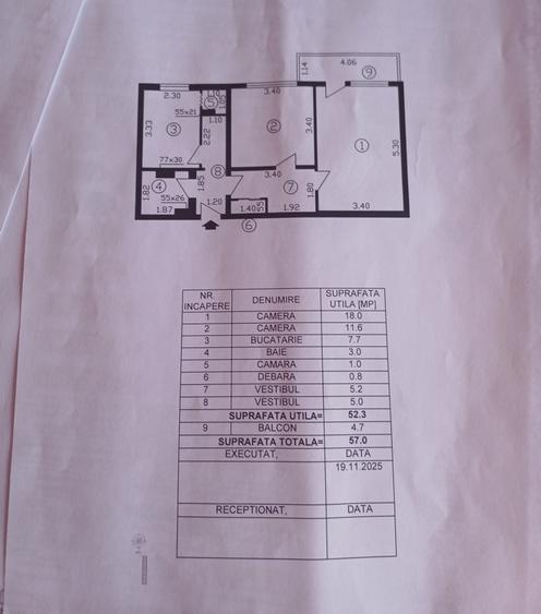 Apartament decomandat în Apusului