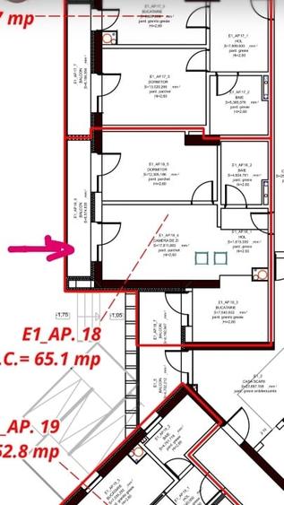 Apartament cu 2 camere semidecomandat în Tudor