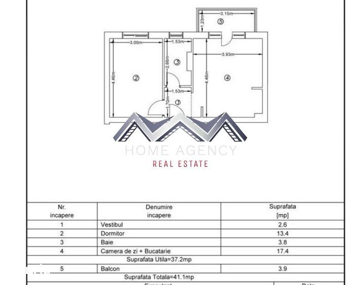 Apartament cu 2 camere în Ștefăneștii de Jos