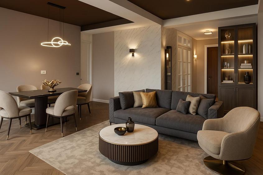 Penthouse cu 6 camere în Tipografilor