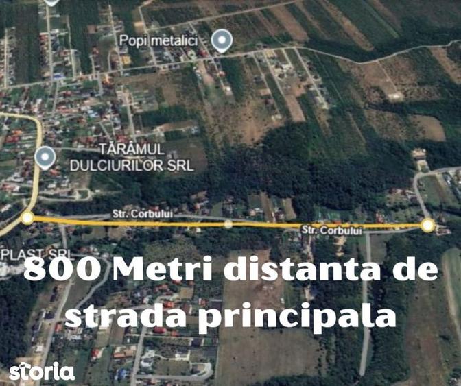 Teren de 844 mp, în Băbana