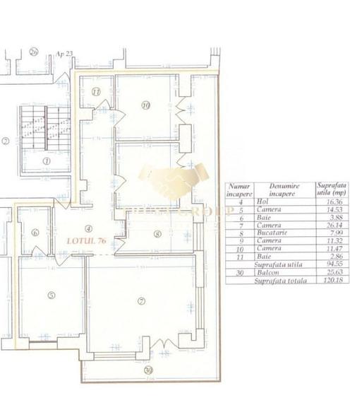Apartament cu 4 camere decomandat în Parcul Circului