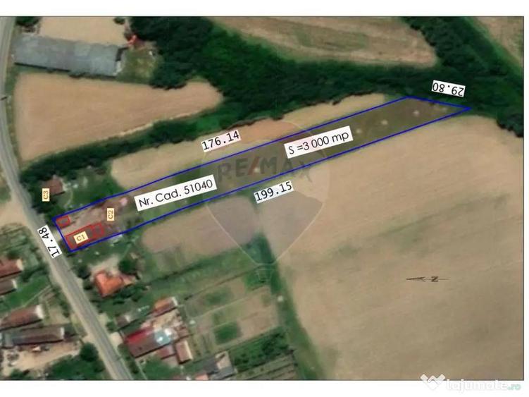Casă cu 2 camere cu Teren 3000 Mp în Păgaia