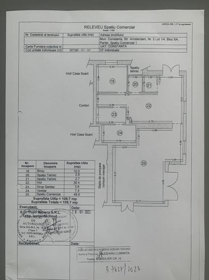 Spațiu comercial, de 108.69999694824 mp, în Boreal