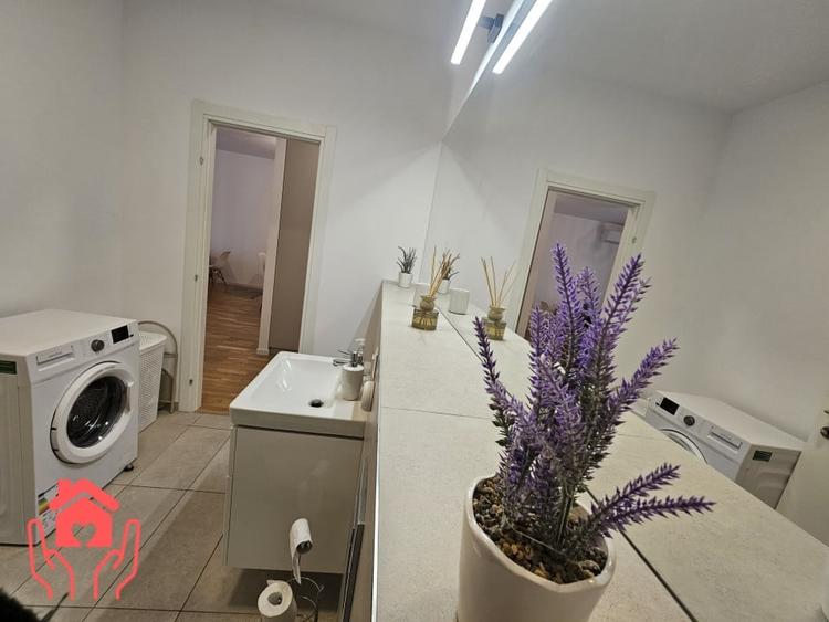 Apartament cu 2 camere semidecomandat, mobilat în Băneasa