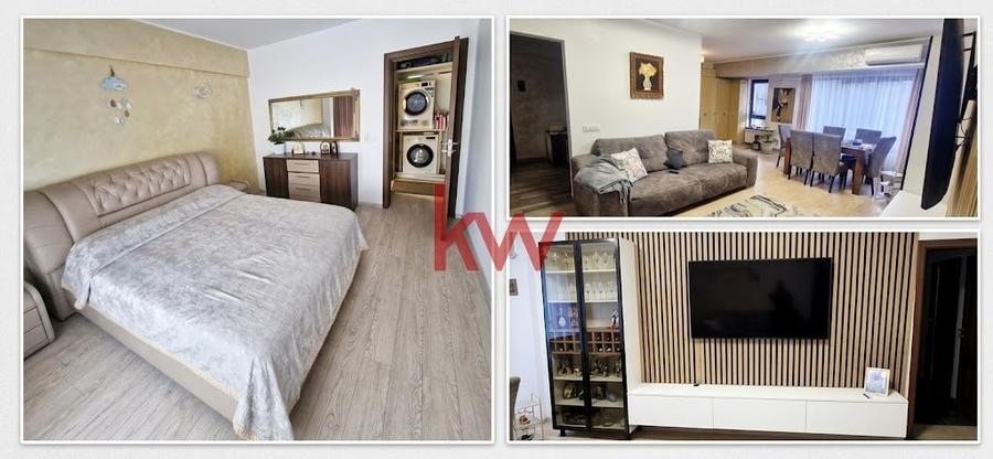 Apartament cu 3 camere semidecomandat, mobilat în Valea Lupului