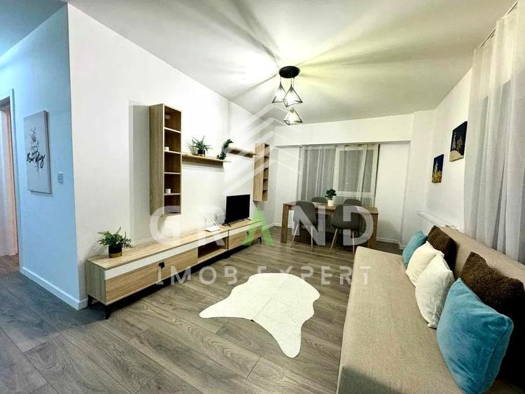 Apartament cu 2 camere semidecomandat, mobilat în Dâmbul Rotund