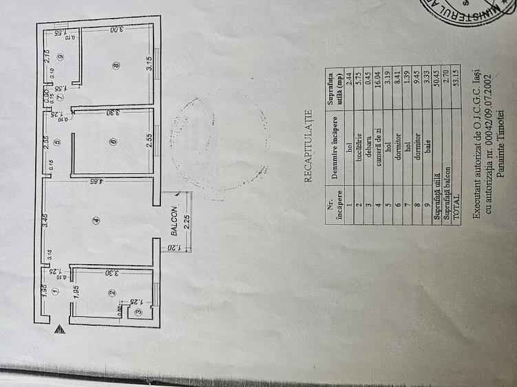 Apartament cu 3 camere semidecomandat în Zimbru