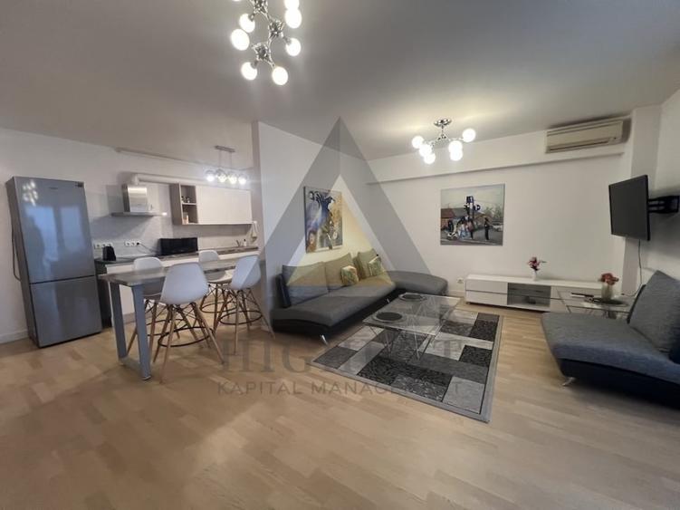 Apartament cu 2 camere semidecomandat, mobilat în Barbu Văcărescu