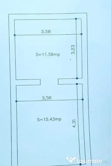 Spațiu comercial, de 50 mp, în Kogălniceanu