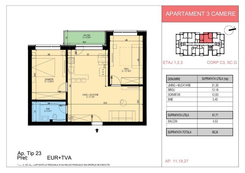 Apartament cu 3 camere în Central — fotografia 1