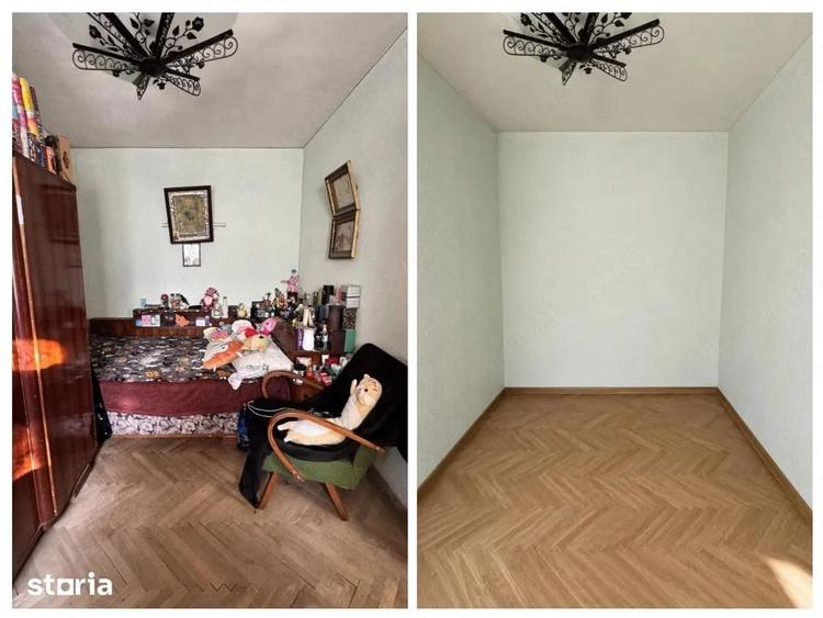 Apartament cu 3 camere semidecomandat în Km 4