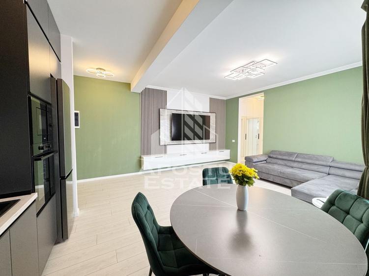 Apartament cu 2 camere semidecomandat, mobilat în Giroc