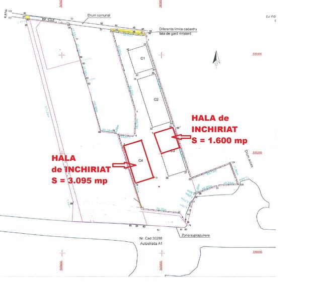 Spațiu industrial, de 4,700 mp, în Bolintin-Deal