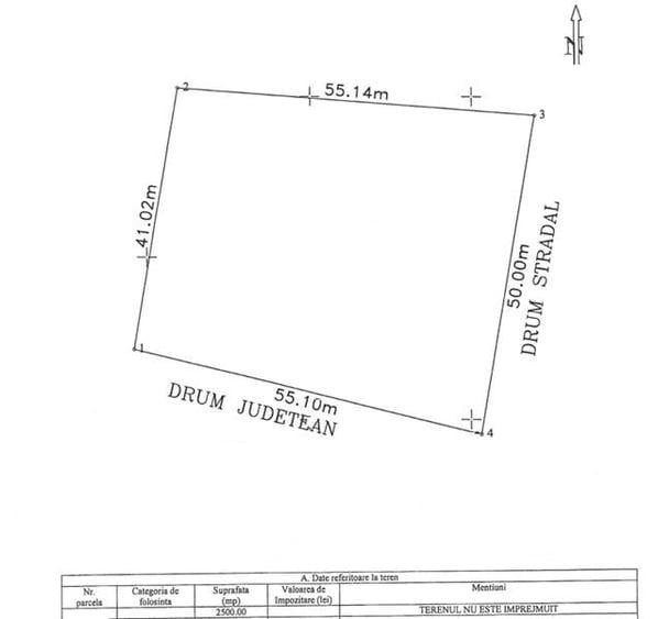 Teren Construcții intravilan de 2500 mp, în Murighiol