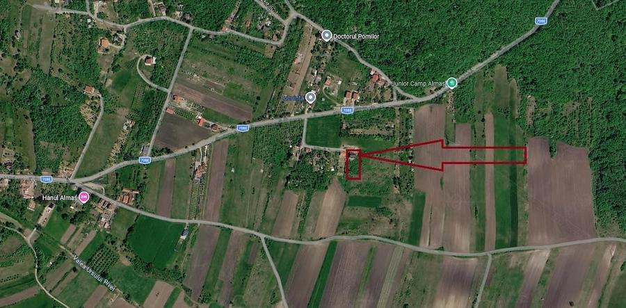 Casă cu 1 camere cu Teren 800 Mp în Almașu Sec